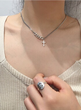 复古短款轻奢项链ins925