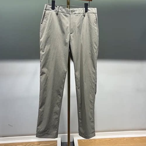 哈吉斯春季新品男士休闲直筒裤子