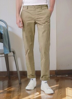 哈吉斯hazzys专柜正品2024春夏男装休闲长裤直筒裤子ATDZP0BBP34