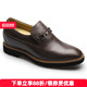 男式 增高鞋 商务休闲鞋 精品订做何金昌内增高男鞋 英伦套脚皮鞋 7.5