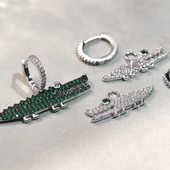 迪丽热巴同款 鳄鱼耳环女个性 轻奢趣味可爱动物耳扣时髦高级感耳饰