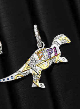 趣味恐龙耳环女个性气质创意百搭吸睛不对称动物耳扣小众设计耳饰