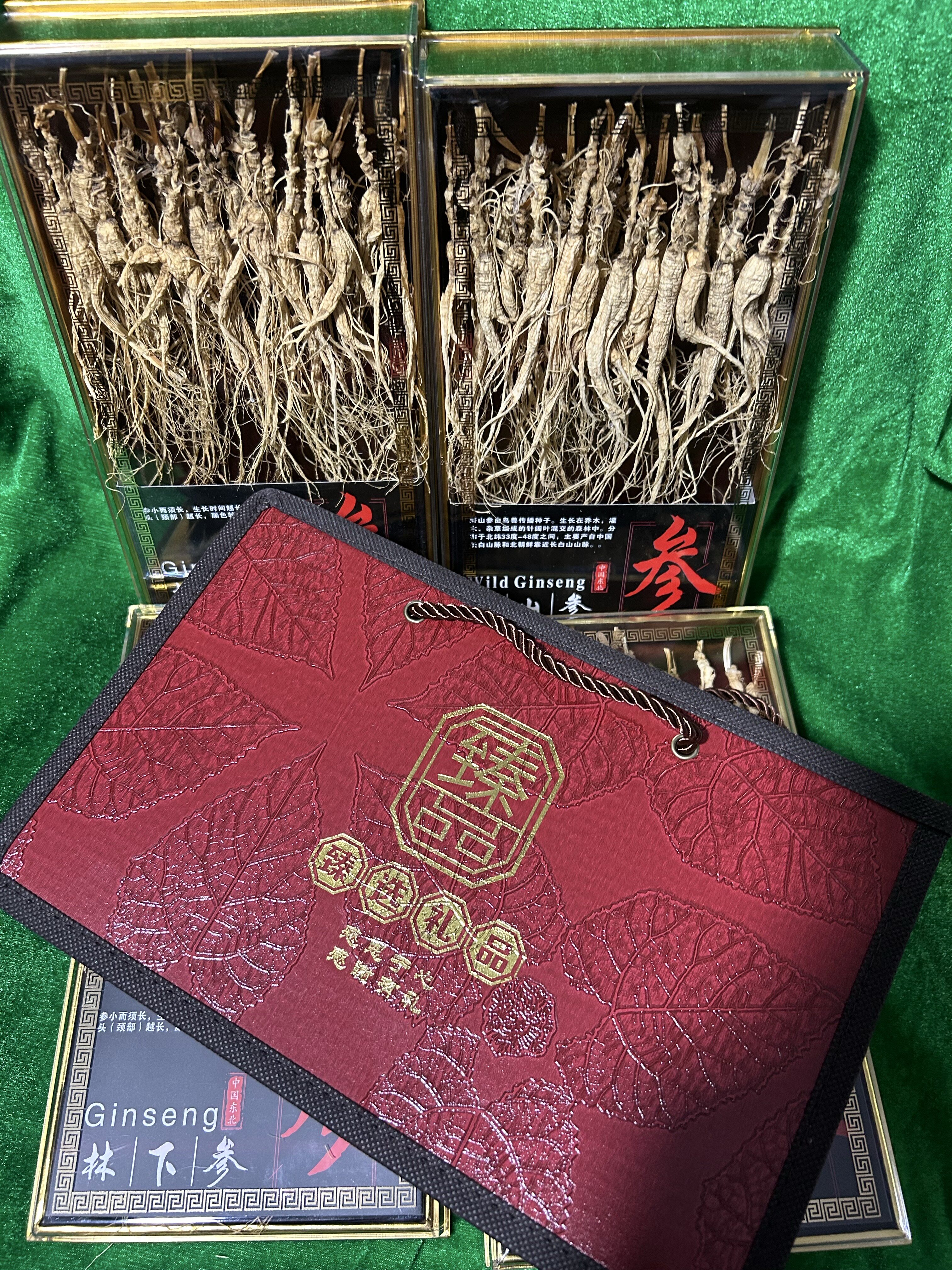 东北人参长白山林下参礼盒正宗吉林山参火锅食材泡酒煲汤炖鸡