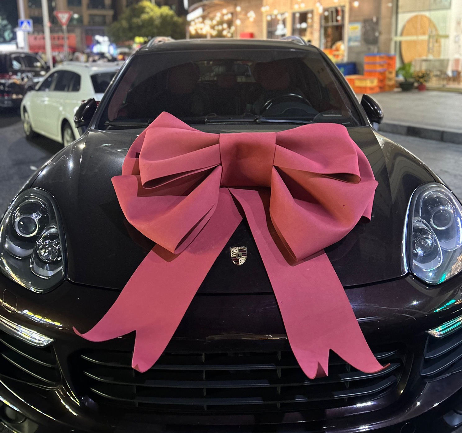 婚车婚庆蝴蝶结布置婚车超大装饰结婚男方女方新房卧室大门简约