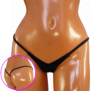 丁字夹臀裤 性感超深V窄裆迷你半臀内裤 赛高少女 10天发货
