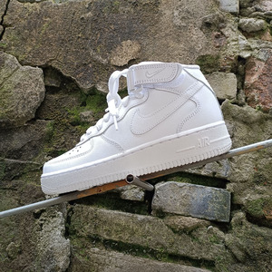 耐克Nike Air Force Mid AF1空军一号全白中帮运动板鞋DD9625-100