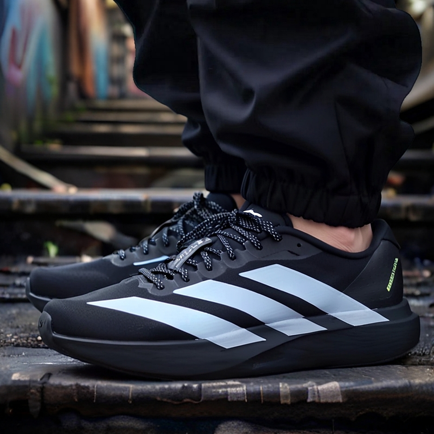 阿迪达斯Adidas ADIZERO EVO SL黑色竞速公路跑步鞋KI3381 KJ1365