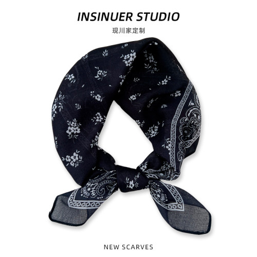 INSINUER【经典复古】腰果小方巾