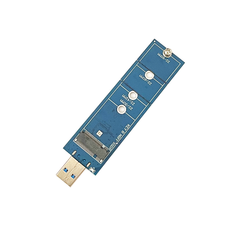 SATA协议NGFF M2转USB3.0 ASM1153E芯片 固态硬盘转USB