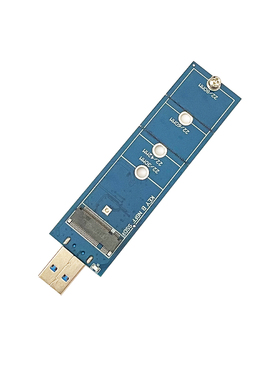 SATA协议NGFF M2转USB3.0 ASM1153E芯片 固态硬盘转USB