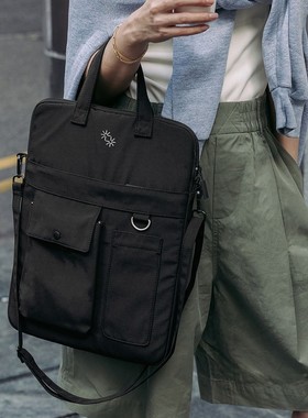 笔记本电脑包单肩包14寸手提2025新款女高颜值适用macbookair/pro13.3苹果联想小新华为15内胆包