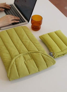 电脑内胆包14寸适用macbookair/pro13英寸苹果笔记本2023款女士联想小新pro华为matebook通勤防震手提电脑包