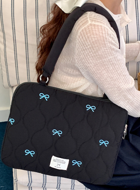 2025新款笔记本电脑包14寸手提女高颜值通勤百搭单肩适用苹果macbookpro/13.3联想华为16内胆包