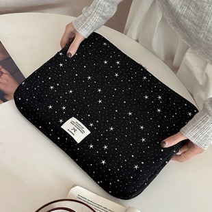 笔记本电脑包14寸2024新款韩国ins星星ipad包收纳适用macbookair/pro13.3苹果联想华为15.6内胆包16女