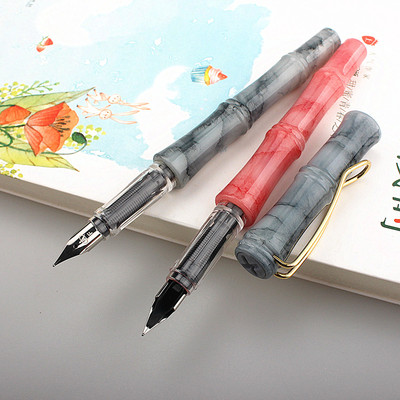 竹子设计锦鲤彩色小学生练字笔