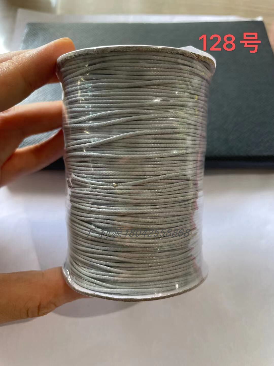 1MM 한국어 왁스 와이어 왁스 로프 DIY 뱀 패턴 로프 꼰 로프 목걸이 로프 패턴 라운드 로프 태그 초 미세 액세서리