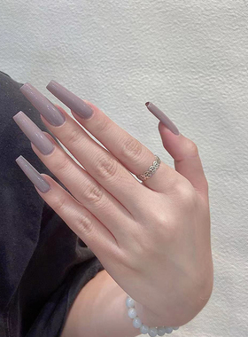 乐小姐大头娃娃56号色 美甲指甲油胶优雅灰色系列显白光疗甲油胶