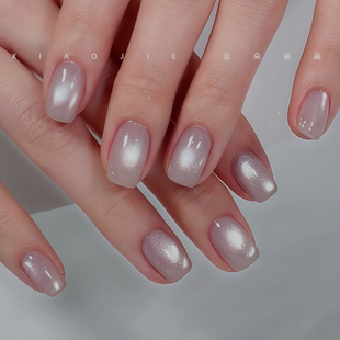 乐小姐云朵画画A002猫眼无底色小容量幼崽3g装 美甲店专用光疗甲胶