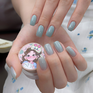 乐小姐外婆家 猫S13青瓷绿春夏网红流行色美甲店用光疗指甲油胶