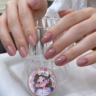 乐小姐外婆家的猫S12豆沙裸感光疗指甲油胶需烤灯美甲店专用甲胶