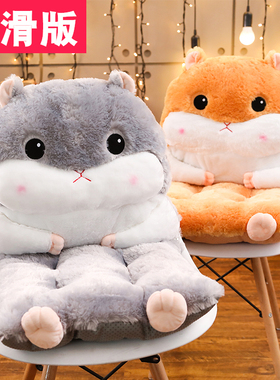 连体坐垫靠背一体办公室餐椅子垫子学生座垫板凳子屁垫屁股垫冬季