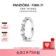 Pandora潘多拉蝴蝶结分节式 新年礼物 戒指银色可爱礼物美好寓意