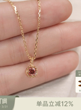 挪威无森林精致莫桑石纯银项链女