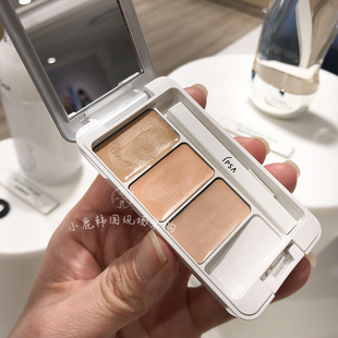 不卡纹~新版IPSA茵芙莎三色遮瑕膏4.5g遮黑眼圈泪沟痘印