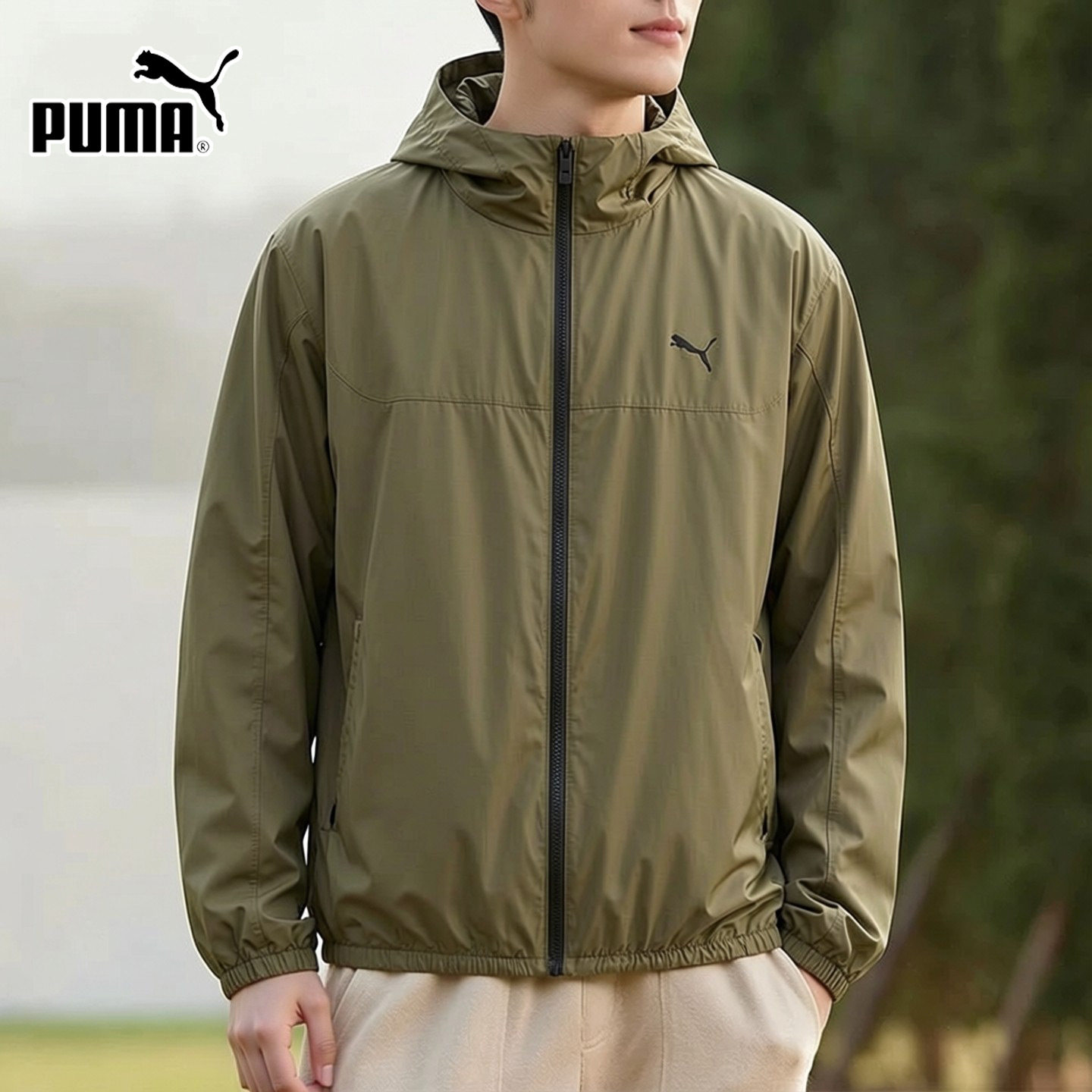 茵特丨PUMA彪马梭织外套男款2026夏季新款运动服跑步休闲宽松夹克