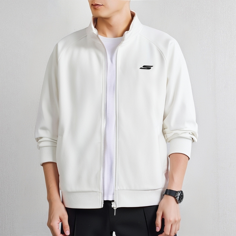 斯凯奇秋装男女连帽夹克外套正品2025新款跑步休闲运动服P225U135