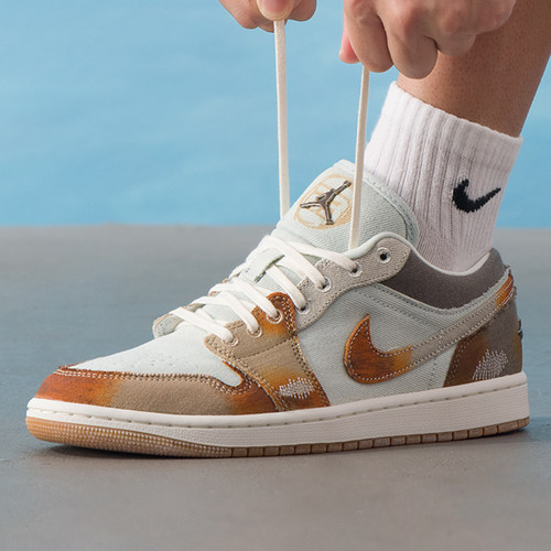 茵特丨Nike耐克男鞋新款运动鞋AJ低帮耐磨板鞋休闲鞋IM6664-991