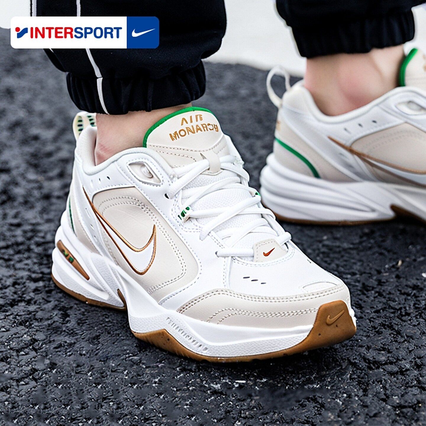 Nike耐克老爹鞋男鞋AIR MONARCH IV跑步鞋缓震运动鞋休闲鞋415445