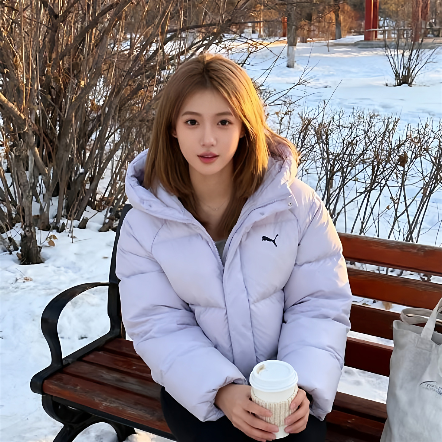 PUMA彪马保暖羽绒服女装2025冬季新款棉羽防风紫色运动外套691045,运动服/休闲服装,运动羽绒服,淘宝优惠券,粉丝福利购,淘宝优惠卷