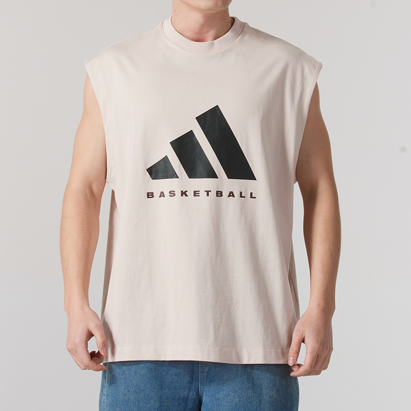 adidas阿迪达斯无袖T恤男装女装2025新款运动休闲透气上衣JD613