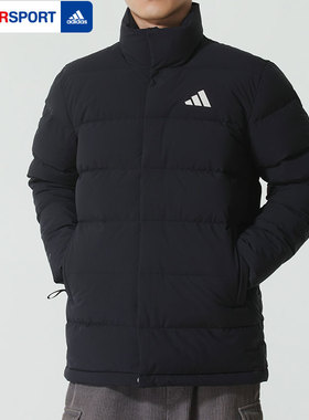 阿迪达斯羽绒服男2025秋冬新款保暖羽绒外套户外休闲运动服KH3994