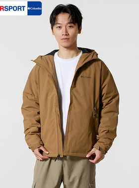 哥伦比亚官方羽绒服男冬季户外徒步运动金点700蓬羽绒外套XE5842
