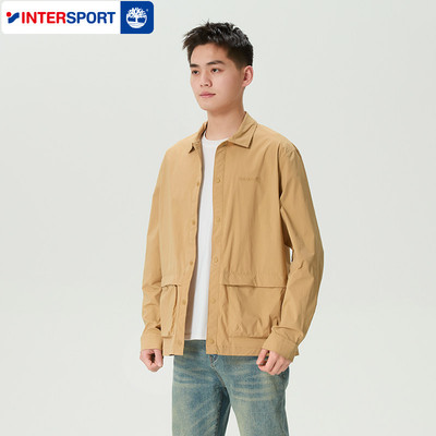 Timberland添柏岚翻领夹克男士户外透气轻薄快干衬衫式外套A5SDE