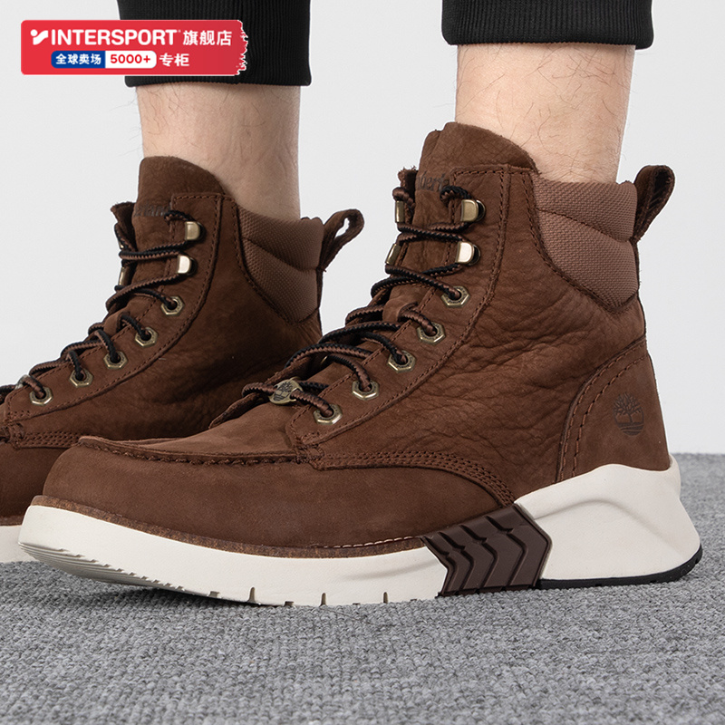 Timberland添柏岚男鞋2025冬季新款户外皮革休闲6寸高帮靴|A25R2