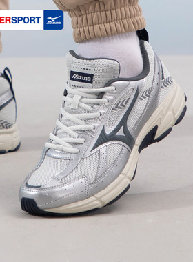 MIZUNO美津浓跑鞋男鞋女SPEED运动鞋休闲鞋复古老爹鞋灰色跑步鞋