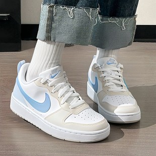 Nike耐克官方酷菠萝男女童COURT BOROUGH大童鞋运动鞋冬季款女鞋