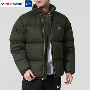 保暖运动服休闲面包服外套IM2081 2025冬季 耐克短款 立领羽绒服男装