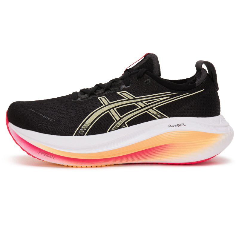 Asics亚瑟士跑步鞋男鞋GEL-NIMBUS 27低帮休闲跑步鞋1011B958-005