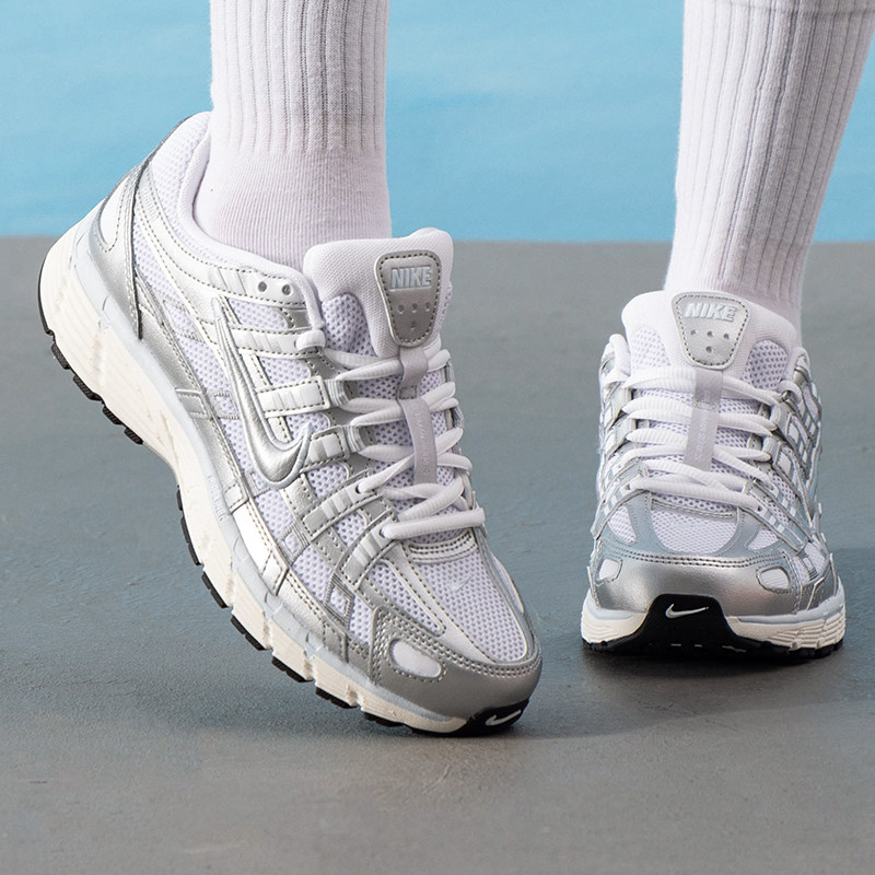 耐克正品女鞋 2025冬季新款透气运动鞋轻便P6000老爹鞋鞋BV1021