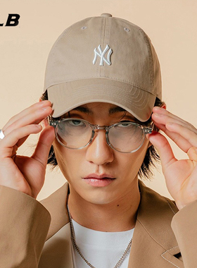 MLB官方 正品帽子男2025秋新款NY小标LA情侣棒球帽女鸭舌帽潮CP77