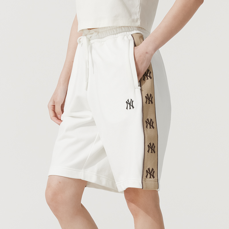 MLB新款针织短裤透气休闲运动沙滩裤户外男裤女裤运动裤3ASPM0353