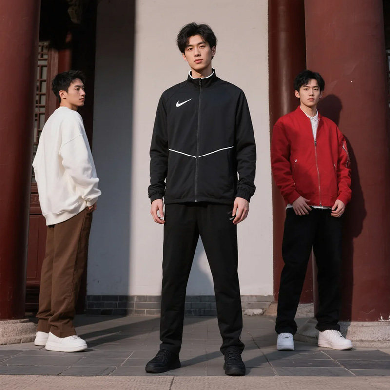 NIKE耐克男装2026春季新款运动服休闲宽松跑步梭织夹克外套IR8430