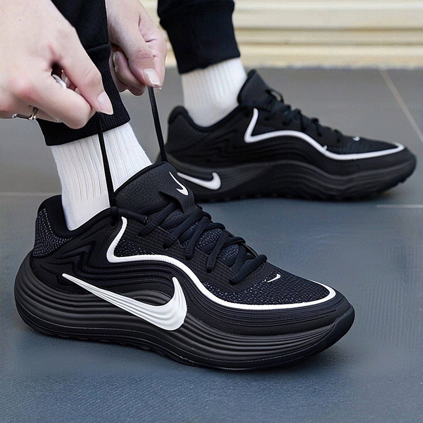 NIKE耐克官方旗舰店男鞋2026夏季新款运动鞋减震训练篮球鞋IH1104