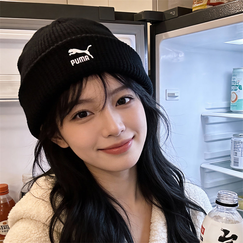 PUMA彪马黑色毛线帽男帽女帽冬季针织帽保暖运动帽绒线帽套头冷帽,运动包/户外包/配件,运动帽,淘宝优惠券,粉丝福利购,淘宝优惠卷