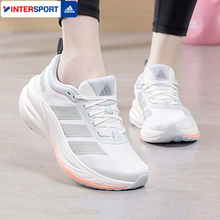 阿迪达斯减震透气跑步鞋女鞋春季新款轻便运动鞋户外慢跑鞋KJ4603