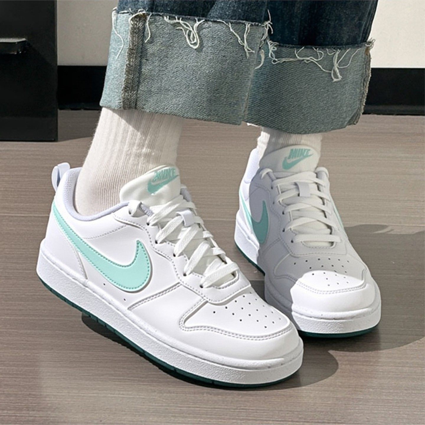 耐克酷菠萝女鞋低帮运动鞋男女童板鞋NIKE COURT休闲鞋时尚大童鞋,运动鞋new,运动休闲鞋,淘宝优惠券,粉丝福利购,淘宝优惠卷